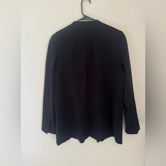 Spanx Women's The Perfect Oversized Blazer Collarless Black Size M - Picture 9 of 13